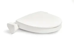 Rehausseur de toilettes Etac My-Loo - fixe, avec couvercle , ep. 6 cm, fixé sur toilettes