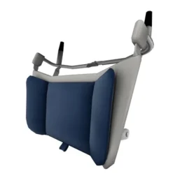 Repose-jambes avec coussin coulissant et amovible