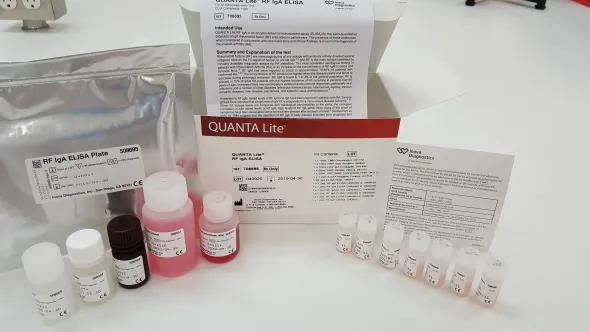 RF IgA ELISA Kit sur QUANTA-Lyser Ts automates ELISA - 1 Kit 1 x 96 tests