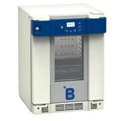 Réfrigérateur banque de sang 45 L qualificable Cofrac +4°C +/-2°C, modèle B51 portes vitrées et 2 tiroirs