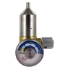 Régulateur manuel 0,5 litre/min avec manomètre pour détecteur de gaz sans pompe