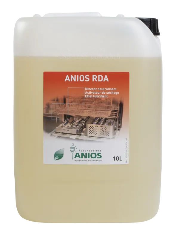 Rinçant neutralisant activateur de séchage Anios RDA - 1 carton de 1 bidon de 10L-