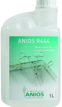 Rénovateur pour instrumentation en acier inoxydable Anios R444 - 1 carton de 3 flacons doseurs de 1L-