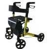 Rollator 4 roulettes avec sangle de dossier - Nestor