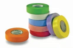 Ruban auto-adhésif largeur 12,7 mm longueur 12,7 m - lot de 8 coloris assortis