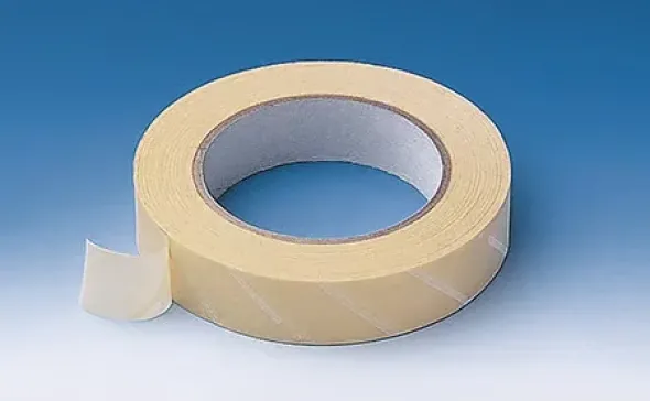 Ruban indicateur de stérilisation pour ind. temp. 50 m x 19 mm, papier-crêpe, auto-adhésif
