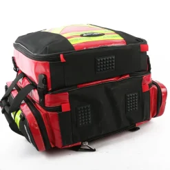 Sac à dos d'intervention Intrepid 60 l - rouge PVC - 5 poches multiusage cristal