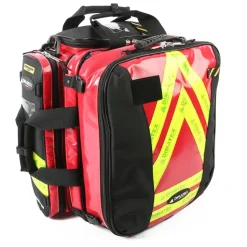 Sac à dos d'intervention Intrepid 60 l - rouge PVC - 5 poches multiusage cristal