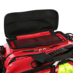 Sac à dos d'intervention Intrepid 60 l - rouge PVC - 5 poches multiusage cristal