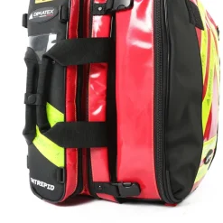 Sac à dos d'intervention Intrepid 60 l - rouge PVC - 5 poches multiusage cristal