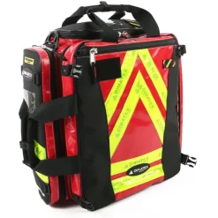 Sac à dos d'intervention Intrepid 60 l - rouge PVC - 5 poches multiusage cristal