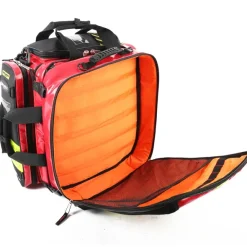 Sac à dos d'intervention Intrepid 60 l - rouge PVC - 5 poches multiusage cristal