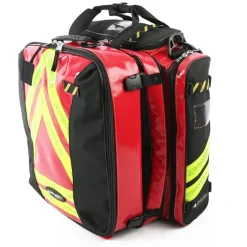 Sac à dos d'intervention Intrepid 60 l - rouge PVC - 5 poches multiusage cristal