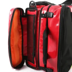 Sac à dos d'intervention Intrepid 60 l - rouge PVC - 5 poches multiusage cristal