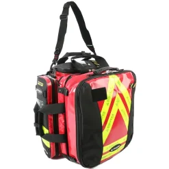 Sac à dos d'intervention Intrepid 60 l - rouge PVC - 5 poches multiusage cristal