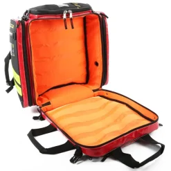 Sac à dos d'intervention Intrepid 60 l - rouge PVC - 5 poches multiusage cristal