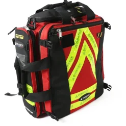 Sac à dos d'intervention Intrepid 60 l - rouge - 5 poches multiusage cristal