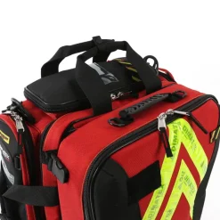 Sac à dos d'intervention Intrepid 60 l - rouge - 5 poches multiusage cristal