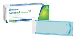 Sachet de stérilisation plat auto-adhésif Premium quattro 89 x 229 mm x 200