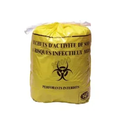 Sac jaune dasri 15 l liens coulissants x 500