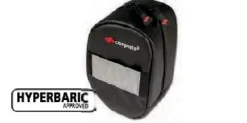 Sacoche d'accessoires noire PAX gauche, pour module de défibrillation-pacemaker Corpuls3