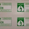 Scellés Schiller pour boîtier mural intérieur métallique, lot de 4