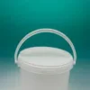 Seau 3 l PP blanc hauteur 139 mm Ø 184 mm avec cape rentrante coiffante blanc x 80