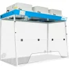 Serie h - labopur - hotte à filtration h15 + trapèze large, 3 colonnes de filtration, a choisir