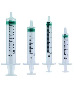 Seringue BD Emerald 3 pièces 5 ml sans aiguille embout luer centre x 100