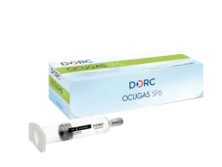 Seringue 15 ml de gaz SF6 pour tamponade