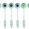 Set complet de 10 électrodes avec brins (sans marquage)