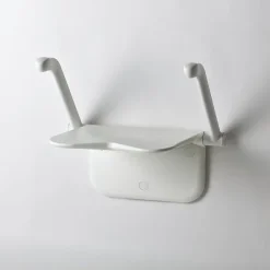 Siège de douche mural Etac Relax avec accoudoirs l. 40 x p. 45cm - poids limite 125 kg - blanc