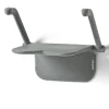 Siège de douche mural Etac Relax accoudoirs - l. 40 x p. 45cm - poids limite 125 kg - gris