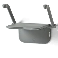 Siège de douche mural Etac Relax accoudoirs - l. 40 x p. 45cm - poids limite 125 kg - gris