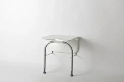 Siège de douche mural Etac Relax pieds - l. 40 x p. 45cm - poids limite 150 kg - blanc