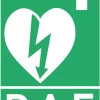 Signalétique logo DAE, qualité standard : logo DAE de taille 10 x 15 cm [distribuée par Schiller]