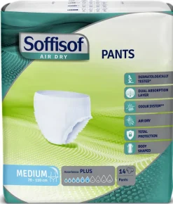 Slip Absorbant Soffisof Air Dry Plus 6 gouttes Taille M - 1 palette de 2016 unités