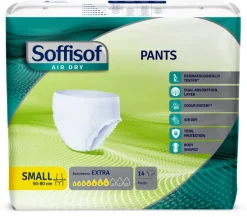 Slip Absorbant Soffisof AirDry Extra 7 gouttes Taille S - 1 carton de 84 unités