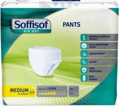 Slip Absorbant Soffisof Air Dry Extra 7 gouttes Taille M - 1 carton de 84 unités