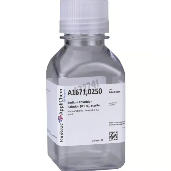 Sodium chlorure - solution 0.9 % , stérile 250 ml
