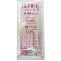 Solution tds 6.44 g/l (ppt) 25 sachets de 20 ml certificat d analyse