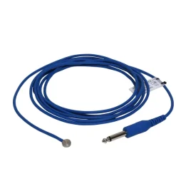 Sonde de T°C cutanée GE adulte/pédia - l. 3 m - Ø 9,5 mm - réutilisable autoclavable - l'unité