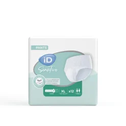 Sous-vêtement absorbant iD Sensitive pants Super XL - 1 carton de 96 unités