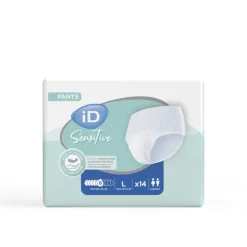 Sous-vêtement absorbant iD Sensitive pants Extra Plus L - 1 carton de 112 unités
