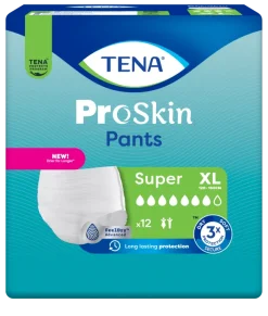 Sous-vêtement absorbant TENA Pants ProSkin Super Extra Large - 1 carton de 48 unités