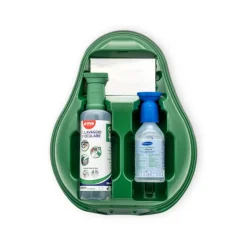 Station de lavage oculaire Pvs - 1 flacon 250 ml pH neutre - 1 flacon 500 ml solution stérile NaCl 0,9 %