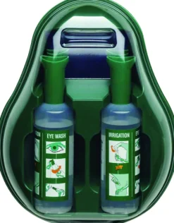 Station de lavage oculaire Pvs - 2 flacons de 500 ml - solution saline stérile NaCl 0,9 %