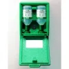 Station murale fermée avec 2 flacons lave-oeil de 500 ml