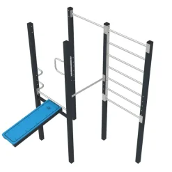 Station Street Workout 5 ateliers - hauteur chute libre supérieur à 2 m - déchargé sous abri