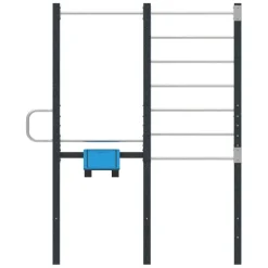Station Street Workout 5 ateliers - hauteur chute libre supérieur à 2 m - déchargé sous abri